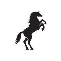 ícone de vetor de modelo de logotipo de cavalo