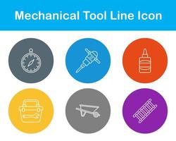mecânico ferramenta vetor ícone conjunto