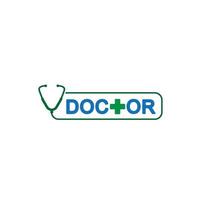 saúde médico logotipo médico Cuidado o negócio vetor