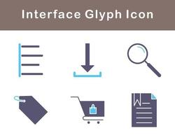 interface vetor ícone conjunto