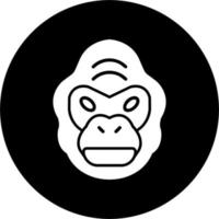 ícone de vetor de gorila