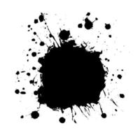 borrões pretos abstratos. uma ilustração vetorial vetor