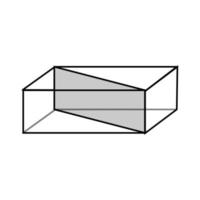 isolado objeto do caixa e pacote placa. conjunto do caixa e pacote estoque símbolo para rede. quadra plano construção, matemática 3 dimensional material ilustração. vetor