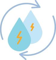 água energia vetor ícone