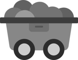 ícone de vetor de carvão