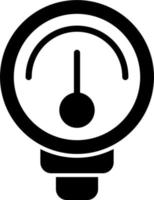 ícone de vetor de manômetro