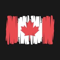 ilustração vetorial de bandeira do canadá vetor