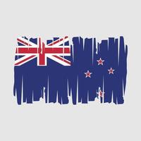 Novo zelândia bandeira vetor ilustração