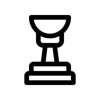 ícone do troféu para o design do seu site, logotipo, aplicativo, interface do usuário. vetor