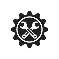 mecânico ferramenta logotipo vetor