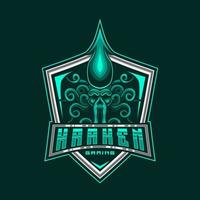 kraken mascote logotipo. polvo mascote e-sport logotipo Projeto vetor ilustração modelo