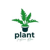 flor plantar vetor ilustração logotipo Projeto