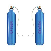 oxigênio tanque ou cilindro vetor