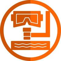 design de ícone de vetor de snorkel