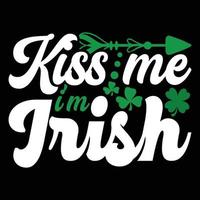 beijo mim eu sou irlandês svg, beijo mim eu sou irlandês, irlandês svg, st patty's dia, engraçado svg, santo patrick, patricks dia, santo patrick's dia, dia patrick svg, st patrick's dia SVG vetor