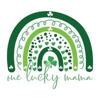 1 por sorte mama svg, mama svg, por sorte camisa, st patty's dia, engraçado svg, santo patrick, patricks dia, santo patrick's dia, dia patrick svg, st patrick's dia SVG vetor