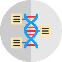 design de ícone vetorial de genômica funcional vetor