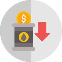 design de ícone de vetor de investimento de petróleo