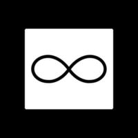 design de ícone de vetor infinito