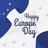 Fundo de vetor do dia da Europa