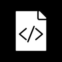 design de ícone de vetor de código de arquivo