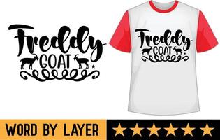 Freddy bode SVG t camisa Projeto vetor