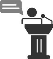 ícone de vetor de debate