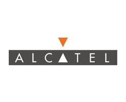 alcatel marca logotipo telefone símbolo Projeto Móvel vetor ilustração