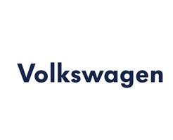 Volkswagen logotipo marca carro símbolo nome azul Projeto alemão automóvel vetor ilustração