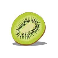 suculento maduro kiwi fruta vetor