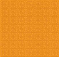 padrão de cacto mexicano em um desenho de vetor de fundo laranja