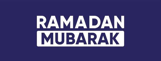 Ramadã Mubarak dentro caligrafia estilo vetor