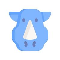 rinoceronte ícone para seu local na rede Internet projeto, logotipo, aplicativo, ui. vetor