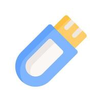 Pen drive ícone para seu local na rede Internet projeto, logotipo, aplicativo, ui. vetor