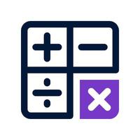 calculadora ícone para seu local na rede Internet projeto, logotipo, aplicativo, ui. vetor