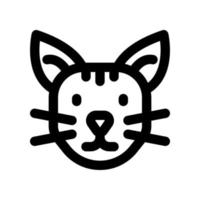 gato ícone para seu local na rede Internet projeto, logotipo, aplicativo, ui. vetor