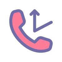 telefone ligar ícone para seu local na rede Internet projeto, logotipo, aplicativo, ui. vetor