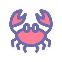 caranguejo ícone para seu local na rede Internet projeto, logotipo, aplicativo, ui. vetor