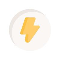 eletricidade ícone para seu local na rede Internet projeto, logotipo, aplicativo, ui.