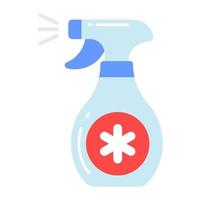 higiênico spray garrafa ícone, editável vetor projeto, fácil para usar