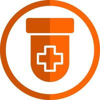 design de ícone de vetor alternativo de garrafa de prescrição