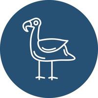 ícone de vetor de flamingo