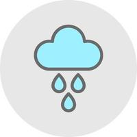 design de ícone de vetor de chuva