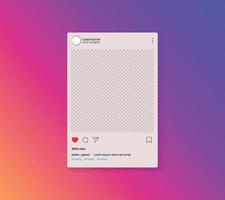 Instagram postar vetor brincar