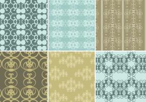 Vintage Holiday Illustrator Patterns & Wallpaper vetor