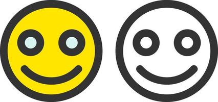design de ícone de vetor de sorriso alternativo