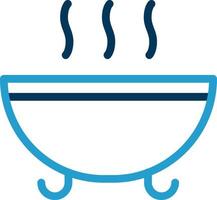 design de ícone de vetor de banheira de hidromassagem