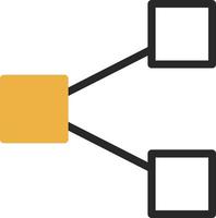 design de ícone de vetor de diagrama de projeto