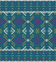 geométrico étnico padronizar. tradicional estampado nativo americano arte isto é uma padronizar geométrico formas. crio lindo tecido padrões. Projeto para imprimir. usando dentro a moda indústria. vetor