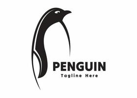 simples pinguim logotipo vetor